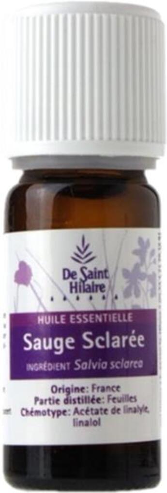 Couverture du livre « Huile essentielle sauge sclaree bio 5 ml » de  aux éditions Dg-exodif