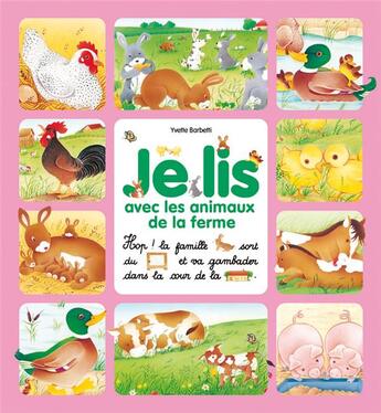 Couverture du livre « Je lis avec les animaux de la ferme » de Yvette Barbetti aux éditions Lito