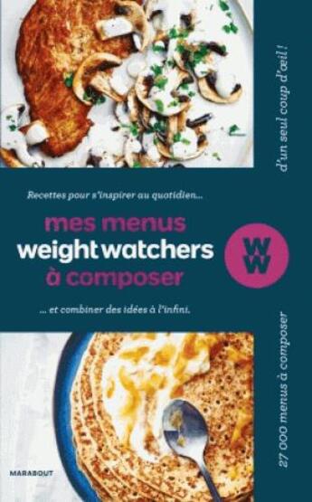 Couverture du livre « Mes menus weight watchers » de  aux éditions Marabout