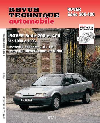 Couverture du livre « Rover serie 200 et 400 - de 1990 a 1994 » de Etai aux éditions Etai