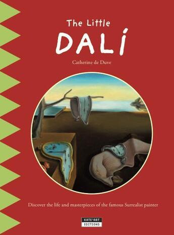 Couverture du livre « The little Dali » de Catherine De Duve aux éditions Kate'art