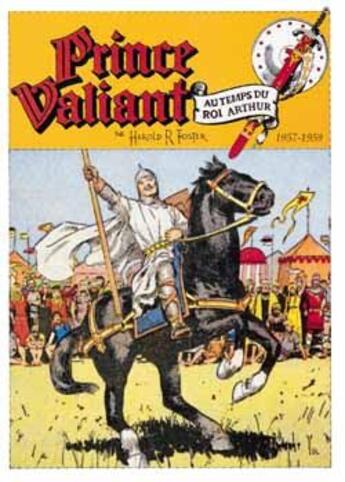 Couverture du livre « Prince Valiant t.11 ; 1957-1959 à la recherche de Gauvain » de Harold Foster aux éditions Drugstore