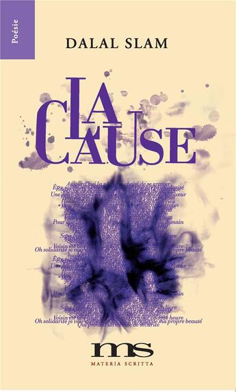 Couverture du livre « La cause » de  aux éditions Materia Scritta