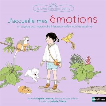 Couverture du livre « J'accueille mes emotions » de Limousin Virginie aux éditions Nathan