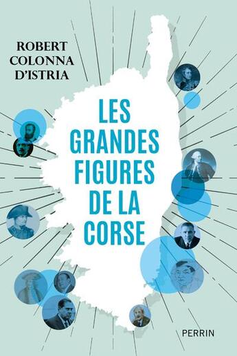 Couverture du livre « Les grandes figures de la Corse » de Robert Colonna D'Istria aux éditions Perrin