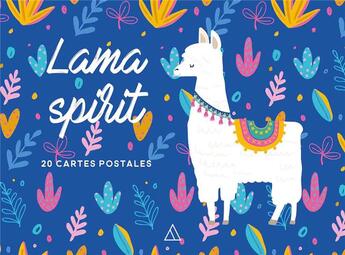 Couverture du livre « Cartes postales - lama spirit » de  aux éditions Papier Cadeau