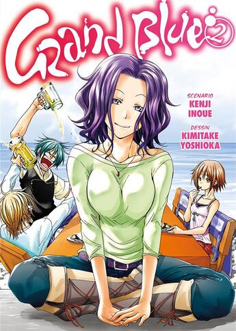 Couverture du livre « Grand blue Tome 2 » de Kenji Inoue et Kimitake Yoshioka aux éditions Meian