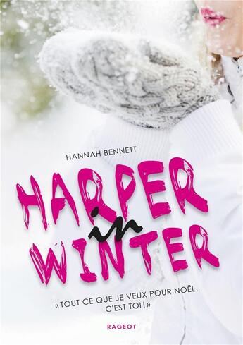 Couverture du livre « Harper in winter » de Hannah Bennett aux éditions Rageot