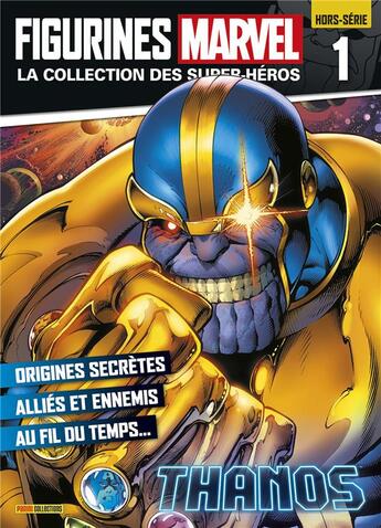 Couverture du livre « Figurines Marvel Hors-Série t.1 : Thanos » de  aux éditions Panini Comics Fascicules