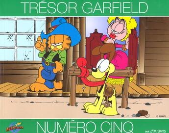 Couverture du livre « Trésor Garfield t.5 » de Jim Davis aux éditions Presses Aventure