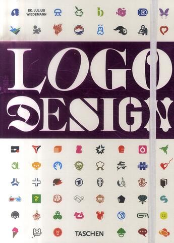 Couverture du livre « Logo design » de Julius Wiedemann aux éditions Taschen