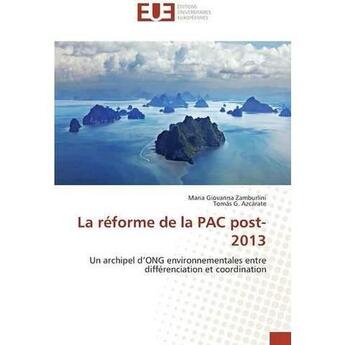 Couverture du livre « La reforme de la pac post-2013 » de  aux éditions Editions Universitaires Europeennes