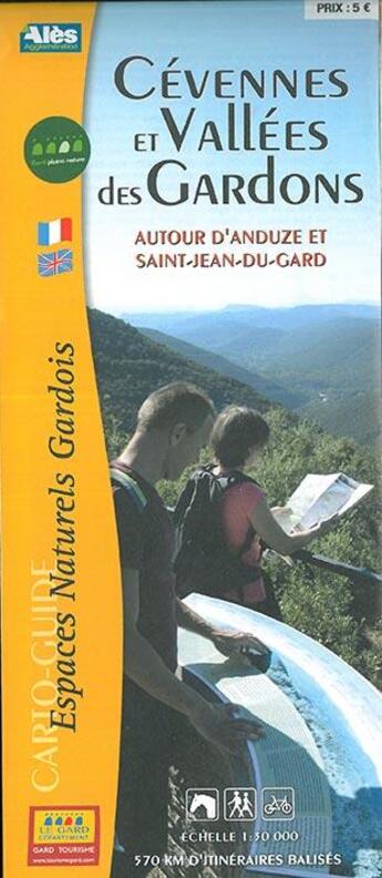 Couverture du livre « Cevennes et vallees des gardons autour d'anduze et st-jean-du-gard » de  aux éditions Comite Dptal Du Tourisme Du Gard