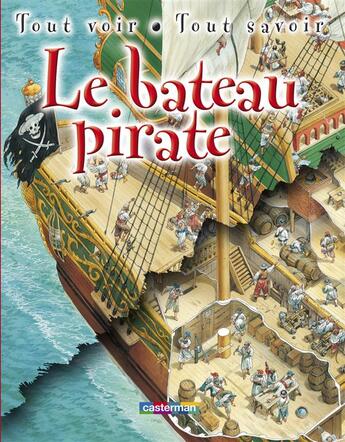 Couverture du livre « Le bateau pirate » de Dennis Harris aux éditions Casterman