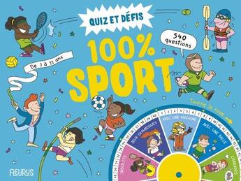 Couverture du livre « Quiz et defis 100% sport » de Zion/Louis-Honore aux éditions Fleurus