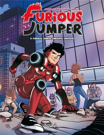 Couverture du livre « Furious jumper Tome 5 : Furious Jumper Cinematic Universe » de Emmanuel Nhieu et Jean-Christophe Derrien aux éditions Soleil
