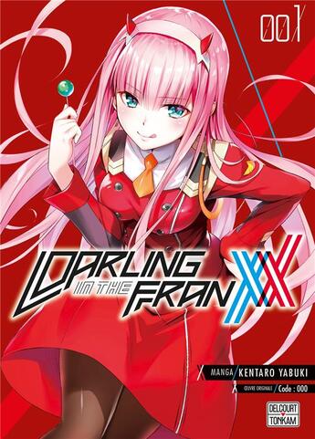 Couverture du livre « Darling in the FranXX : coffret Intégrale » de Kentaro Yabuki et Naotaka Hayashi aux éditions Delcourt