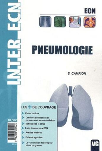 Couverture du livre « Pneumologie » de S. Campion aux éditions Vernazobres Grego