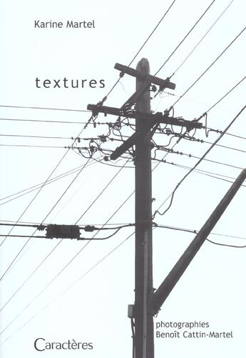 Couverture du livre « Textures » de Martel et Cattin-Martel aux éditions Caracteres