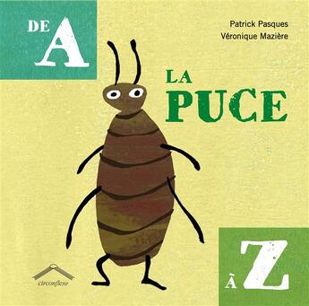 Couverture du livre « La puce de A à Z » de Patrick Pasques aux éditions Circonflexe