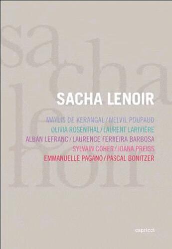 Couverture du livre « Sacha Lenoir » de  aux éditions Capricci