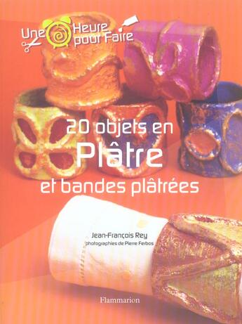 Couverture du livre « Vingt Objets En Platre Et Bandes Platrees » de Jean-Francois Rey aux éditions Flammarion