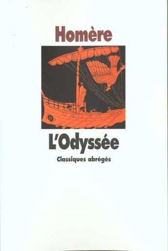Couverture du livre « L'odyssee » de Homere/Notor aux éditions Ecole Des Loisirs