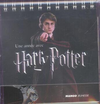 Couverture du livre « Avec harry potter : calendrier perpetuel » de  aux éditions Mango