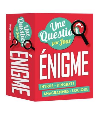 Couverture du livre « Une énigme par jour (édition 2018) » de  aux éditions Hugo Image