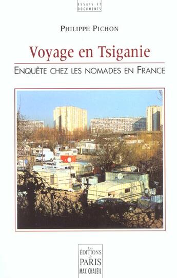 Couverture du livre « Tsiganes Et Gens Du Voyage » de Philippe Pichon aux éditions Paris