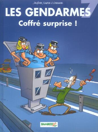 Couverture du livre « Les gendarmes Tome 7 : coffré surprise ! » de Christophe Cazenove et David Lunven et Jenfevre et Olivier Sulpice aux éditions Bamboo