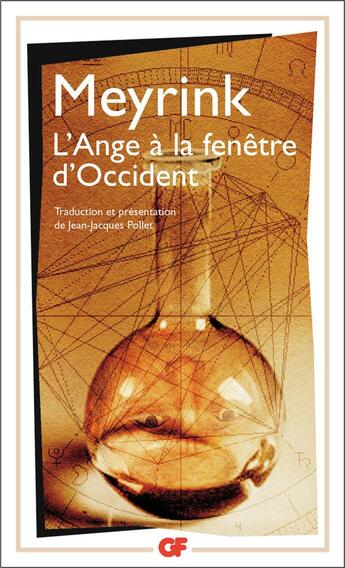 Couverture du livre « L'Ange à la fenêtre d'Occident » de Gustav Meyrink aux éditions Flammarion