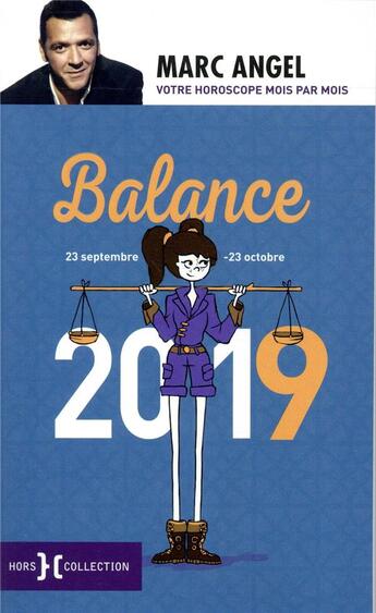 Couverture du livre « Balance (édition 2019) » de Marc Angel aux éditions Hors Collection