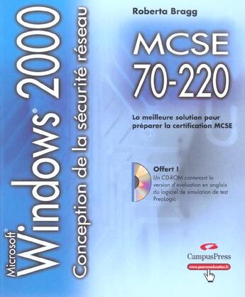 Couverture du livre « Mcse 70-220 » de  aux éditions Campuspress