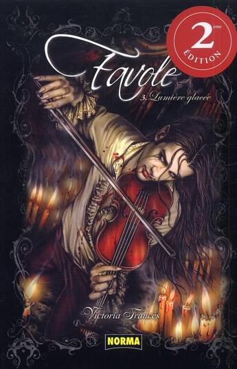 Couverture du livre « Favole t.3 ; lumière glacée (2e édition) » de Victoria Frances aux éditions Norma