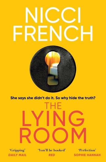 Couverture du livre « THE LYING ROOM » de Nicci French aux éditions Simon & Schuster