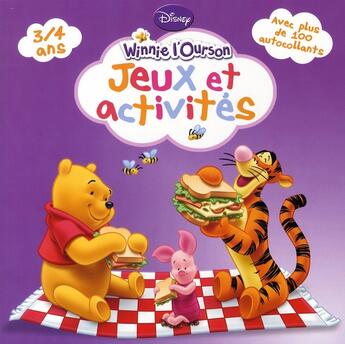 Couverture du livre « Winnie 3/4 Ans, Jeux Et Activites » de Disney aux éditions Disney Hachette