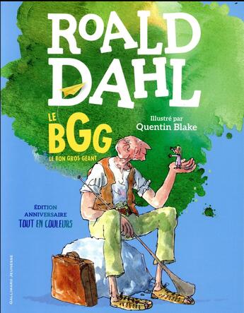 Couverture du livre « Le BGG : Le bon gros géant » de Quentin Blake et Roald Dahl aux éditions Gallimard-jeunesse