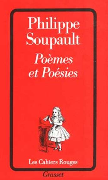 Couverture du livre « Poemes et poesies » de Soupault-P aux éditions Grasset