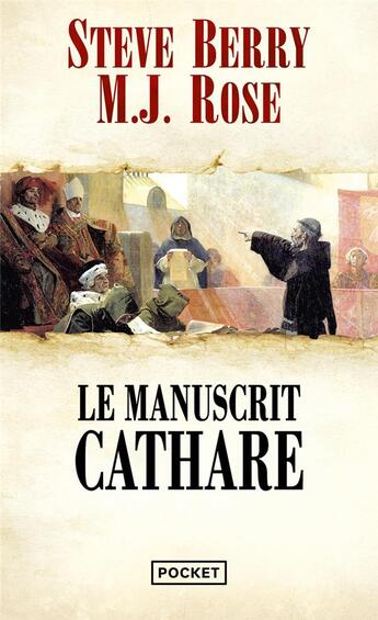 Couverture du livre « Le manuscrit cathare » de Steve Berry aux éditions Pocket