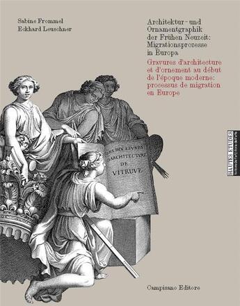 Couverture du livre « Gravures d'architecture et d'ornement au début de l'époque moderne : processus de migration en Europe » de Sabine Frommel et Eckhard Leuschner aux éditions Mare & Martin