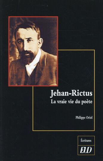 Couverture du livre « Jehan rictus » de Philippe Oriol aux éditions Pu De Dijon