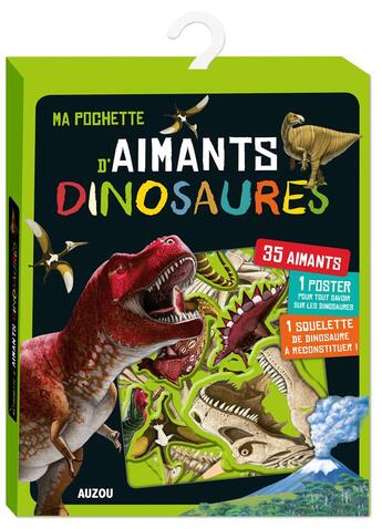 Couverture du livre « Ma pochette d'aimants dinosaures - nouvelle edition » de Atuchin Andrey aux éditions Philippe Auzou