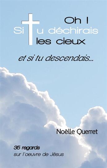 Couverture du livre « Oh! si tu déchirais les cieux et si tu descendais ? 35 regards sur l'oeuvre de Jésus » de Noelle Querret aux éditions Books On Demand