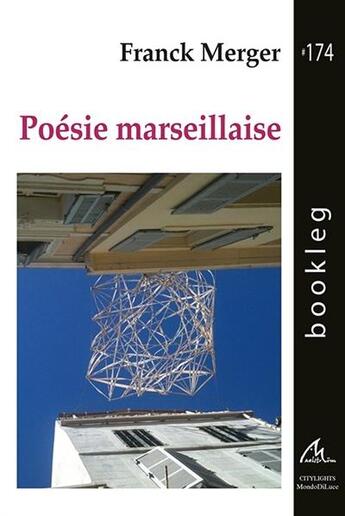 Couverture du livre « Poésie marseillaise » de Franck Merger aux éditions Maelstrom