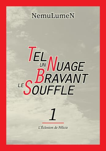 Couverture du livre « Tel un nuage bravant le souffle Tome 1 : l'éclosion de Félicie » de Nemulumen aux éditions Nemulumen