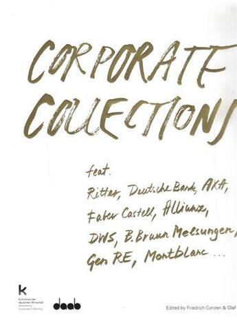 Couverture du livre « Corporate collections /anglais/allemand » de Salie Olaf aux éditions Daab