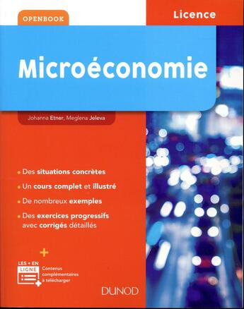 Couverture du livre « Microéconomie » de Johanna Etner aux éditions Dunod