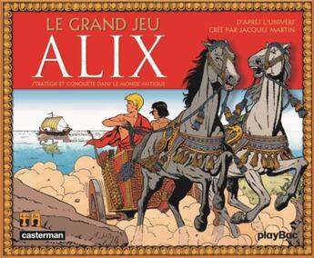 Couverture du livre « Alix ; le grand jeu » de  aux éditions Casterman