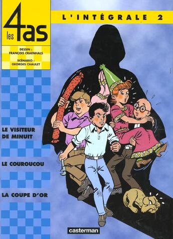 Couverture du livre « Les quatre as -integrale t2 » de Georges Chaulet aux éditions Casterman